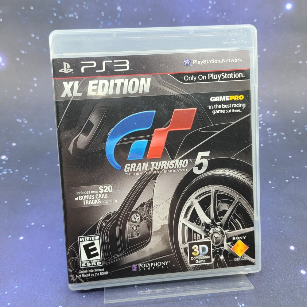 Gran Turismo 5 XL Edition Sony PS3 PlayStation 3 Racing Game BCUS-98394 CIB